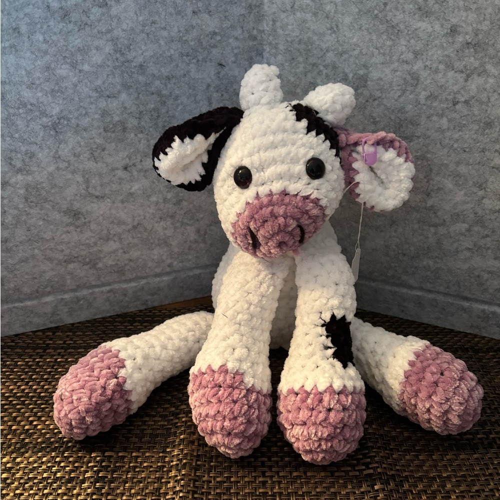 Adorable Plush Cow Toy